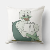 Reading Duck Throw Pillow Kussen (Voorkant)