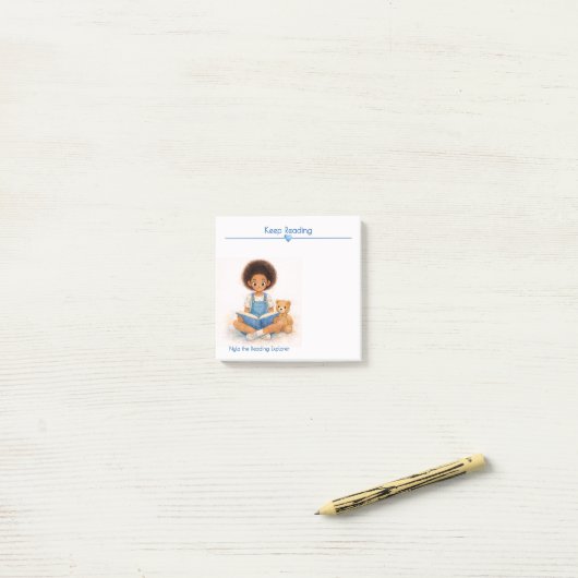 Reading Encouragement Keep Reading Teacher Post-it® Notes (Op bureau)