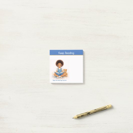 Reading Encouragement Keep Reading Teacher Post-it® Notes (Op bureau)