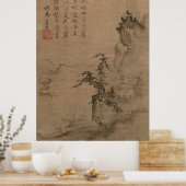 Reading in a Bamboo Grove Poster (Keuken)