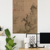 Reading in a Bamboo Grove Poster (Thuiskantoor)