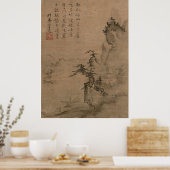 Reading in a Bamboo Grove Poster (Keuken)