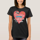 Reading is My Cardio Red Heart Raccoon T-shirt (Voorkant)