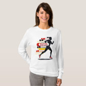 Reading is My Cardio T-Shirt: Fun Book Lover Desig T-shirt (Voorkant volledig)