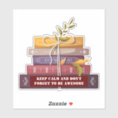 Reading is my favorite sport  sticker (Vel)