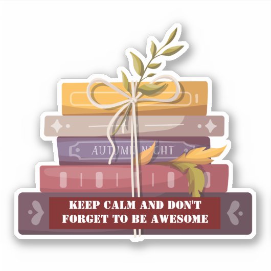 Reading is my favorite sport  sticker (Voorkant)