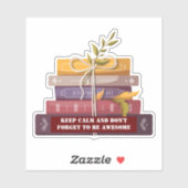 Reading is my favorite sport  sticker (Vel)