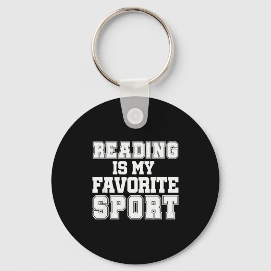 Reading Is My Favorite Srt Funny Librarian Shirt Sleutelhanger (Voorkant)
