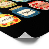 Reading Is My Jam Book Lover Teacher Student Liter Poster (Hoek)