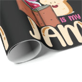Reading Is My Jam Funny I Love to Read Books Gift Cadeaupapier (Rol Hoek)