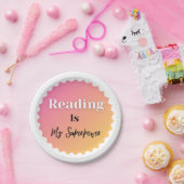 Reading Is My Superpower Papieren Bordje (Feest)