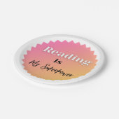 Reading Is My Superpower Papieren Bordje (Gekanteld)