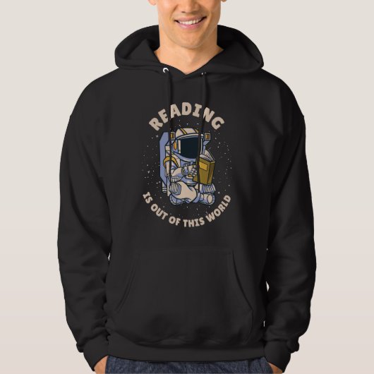 Reading Is Out Of This World Hoodie (Voorkant)