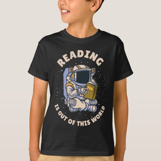 Reading Is Out Of This World T-shirt (Voorkant)