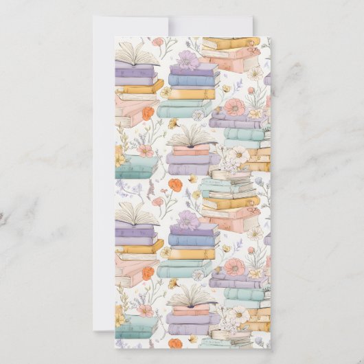 Reading List Tracker Flat Card (Achterkant)