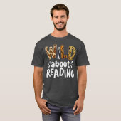 Reading Lover Apparel Wild About Reading Reading B T-shirt (Voorkant volledig)