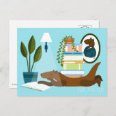 Reading Otter Postcards Feestdagenkaart (Voorkant / Achterkant)