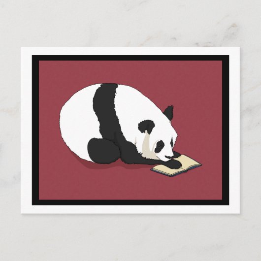 Reading Panda Briefkaart (Voorkant)