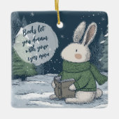 Reading Quote Ornament for Book Lovers (Voorkant)