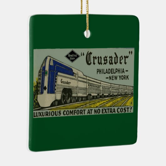 Reading Railroad Crusader 1937 Ceramic Ornament (Rechts)