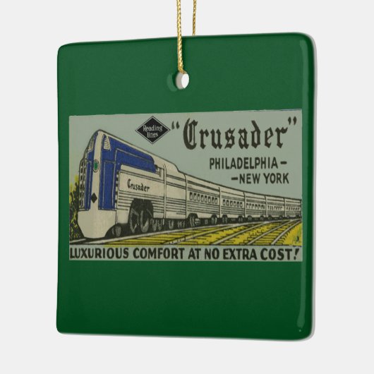 Reading Railroad Crusader 1937 Ceramic Ornament (Links)