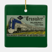 Reading Railroad Crusader 1937 Ceramic Ornament (Achterkant)