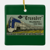 Reading Railroad Crusader 1937 Ceramic Ornament (Voorkant)