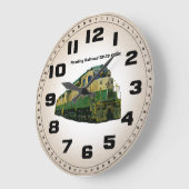 Reading Railroad GP-30 #3601 Wall Clock Grote Klok (Hoek)