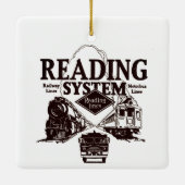 Reading Railroad Kerstversier Keramisch Ornament (Achterkant)