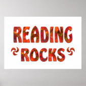 READING ROCKS POSTER (Voorkant)