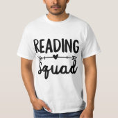 Reading Squad Teacher Appreciation Gift Book Lover T-shirt (Voorkant)