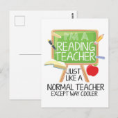 Reading Teacher Briefkaart (Voorkant / Achterkant)