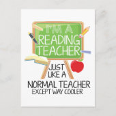 Reading Teacher Briefkaart (Voorkant)