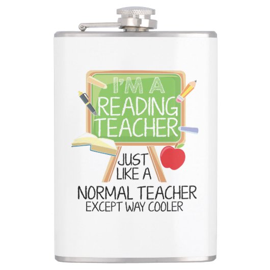 Reading Teacher Heupfles (Voorkant)
