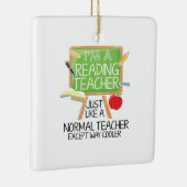 Reading Teacher Keramisch Ornament (Rechts)