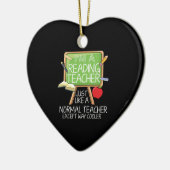 Reading Teacher Keramisch Ornament (Links)