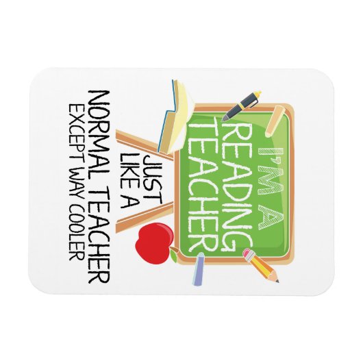 Reading Teacher Magneet (Horizontaal)