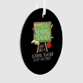 Reading Teacher Ornament (voorkant)