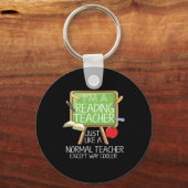 Reading Teacher Sleutelhanger (Voorkant)