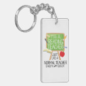Reading Teacher Sleutelhanger (Voorkant Links)