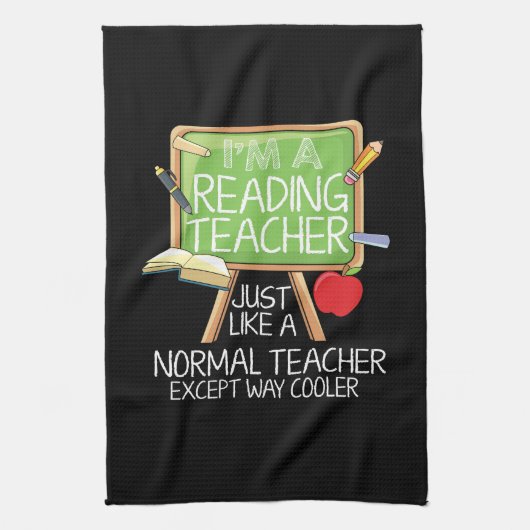 Reading Teacher Theedoek (Verticaal)