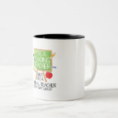Reading Teacher Tweekleurige Koffiemok (Voorkant rechts)