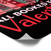 Reading Teacher Valentines Day All Booked For Val  Poster (Hoek)