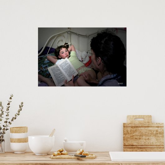 Reading to Abby Poster (Keuken)