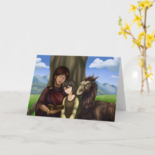 Reading Together Kaart (Gele Bloem)