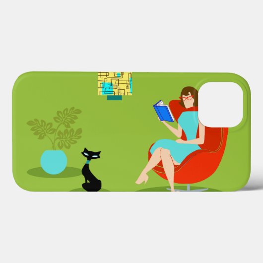 Reading Woman iPad air Case (Achterkant (horizontaal))