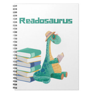 readosaurus dinosaur-leesboek T-Shirt Notitieboek