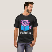 ReadSalotl Grappig Schattige Axolotl Leesboek T-shirt (Voorkant volledig)