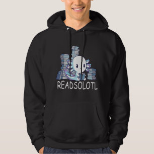 Readsolotl Axolotl Lezen Vissen Boeken Hagedis Kin Hoodie