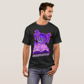 Readsolotl Funny Reading Fish Books Lizard Axolotl T-shirt (Voorkant volledig)